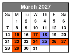 The Magic Of Rick Thomas March Schedule
