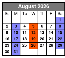 The Revollusionists Magic & Illusionist Show August Schedule