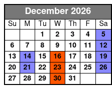 The Revollusionists Magic & Illusionist Show December Schedule