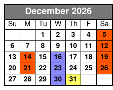 The Revollusionists Magic & Illusionist Show December Schedule