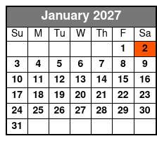 The Revollusionists Magic & Illusionist Show January Schedule