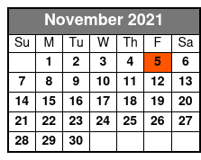 The Texas Tenors November Schedule