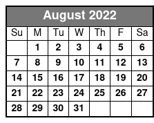 The Texas Tenors August Schedule