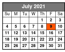 The Texas Tenors July Schedule