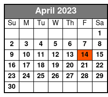 The Texas Tenors April Schedule
