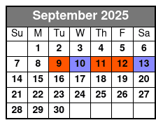 The Texas Tenors Branson September Schedule