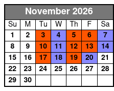 The Texas Tenors Branson November Schedule