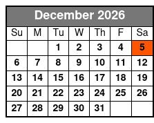 Broadway To Buble starring George Dyer Christmas Show December Schedule