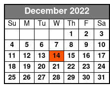 Broadway To Buble starring George Dyer December Schedule