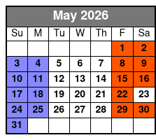 The Sons of Britches  May Schedule