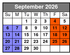 The Sons of Britches  September Schedule