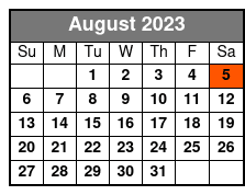 The Petersen Family Bluegrass Band August Schedule