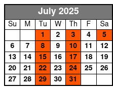 The Petersen Family Bluegrass Band July Schedule