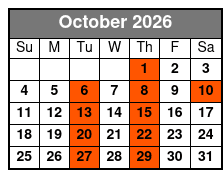 The Petersen Family Bluegrass Band October Schedule