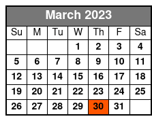 The Petersen Family Bluegrass Band March Schedule