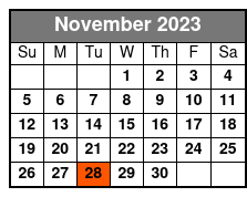 The Petersen Family Bluegrass Band November Schedule