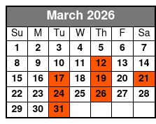 The Petersen Family Bluegrass Band March Schedule