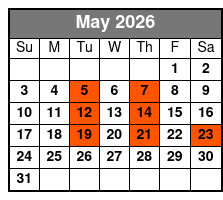 The Petersen Family Bluegrass Band May Schedule