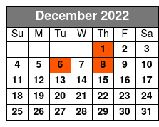 Carpenters Once More Christmas December Schedule