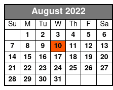 Waylon, Willie & The Good Ol' Boys August Schedule