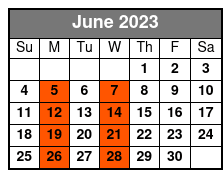 Waylon, Willie & The Good Ol' Boys June Schedule