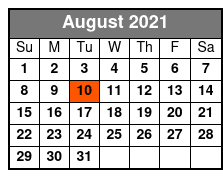 Elvis Live by Jerry Presley - Request Night August Schedule