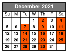 Comic Book Heroz December Schedule