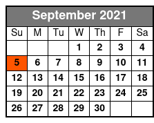 Elvis Live by Jerry Presley - Gospel September Schedule