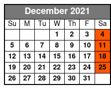 Sweethearts of Branson December Schedule