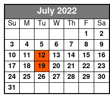Elvis Live by Jerry Presley - Madison Square Garden Show July Schedule