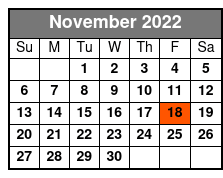 Chicago Color My World Tribute November Schedule