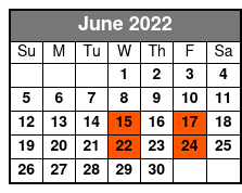 Fleetwood Mac Dreams June Schedule