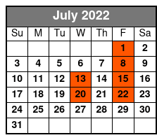 A George Strait & Friends Tribute July Schedule