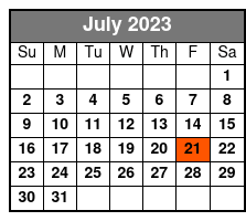 George Strait a Country Legend July Schedule