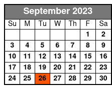 Elvis Live Jerry Presley & The Blackwoods - Madison Square Garden Show September Schedule