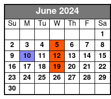 Carpenters Once More June Schedule