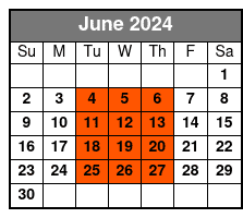 A John Denver Songbook June Schedule