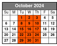A John Denver Songbook October Schedule