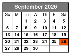 Gene Watson September Schedule