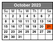 Gene Watson Mezzanine Seating October Schedule