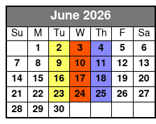 Platters & Golden Sounds of the 50s Tribute June Schedule