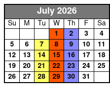 Platters & Golden Sounds of the 50s Tribute July Schedule