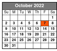 Larry's Country Diner October Schedule