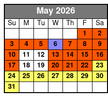 Vigilante Extreme Ziprider May Schedule