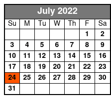Oh Happy Day July Schedule