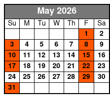 America's Top Country Hits May Schedule