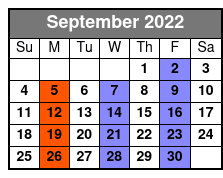 Hot Rods & High Heels September Schedule