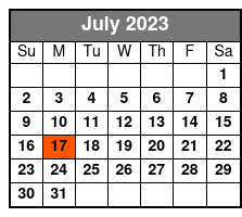Hot Rods & High Heels July Schedule