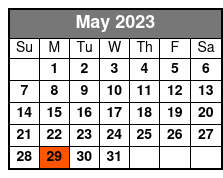 Hot Rods & High Heels May Schedule