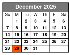 Hot Rods & High Heels December Schedule